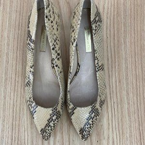 Louise et Cie Jordyna Snakeskin Print Heels